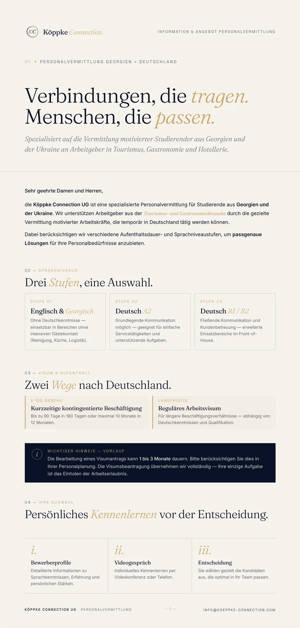 Vorschau des Personalvermittlungs-Dokuments der Köppke Connection